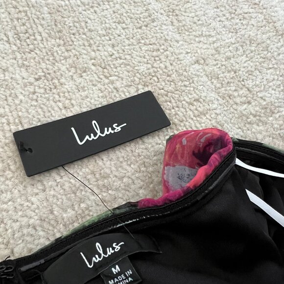 NWT Lulus Fleur of Dreams Floral Formal Maxi Dress M - Picture 2 of 9